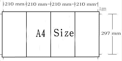 A4 Size Long